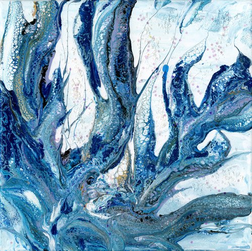 Natural Moments 8  - Organic Abstract Painting  by Kathy Morton Stanion by Kathy Morton Stanion