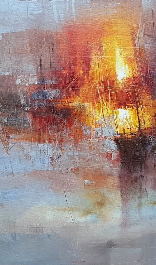 "Harbor of destroyed dreams -  Eternal Flame" by Ivan  Grozdanovski