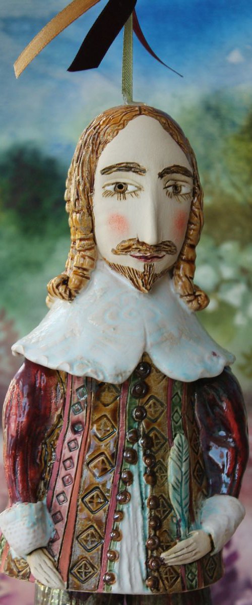 William the Author. From Midsummer Night's Dream Ceramic illustration project by Elya Yalonetski by Elya Yalonetski