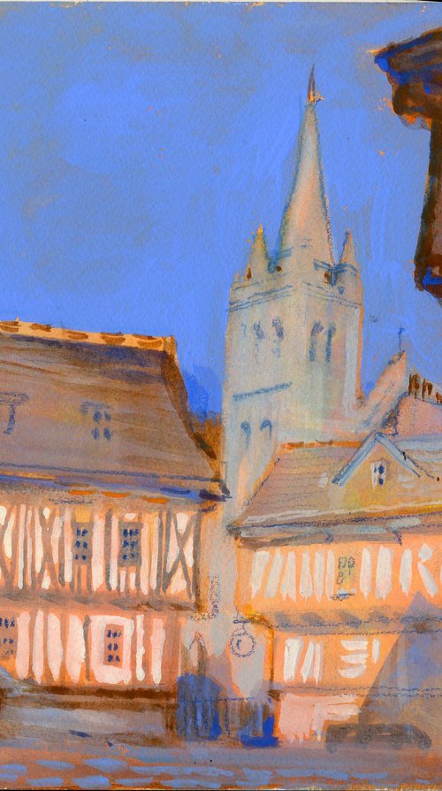 Vannes in the Sunset Light by Olga Kataeva-Rochford