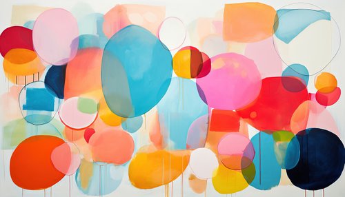 Bright and colorful abstract 2112232 by Sasha Robinson