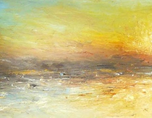 Distant Shore  (Large, Panoramic, 120x40cm) by Kalpana Soanes