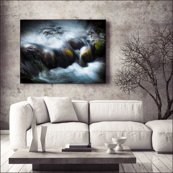 Lifeforce I       1 of 10 Large Abstract Canvas