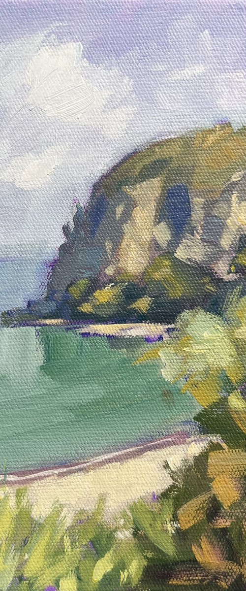 Overlooking the Cove in Forio, Ischia, Italy by Jimmy Leslie