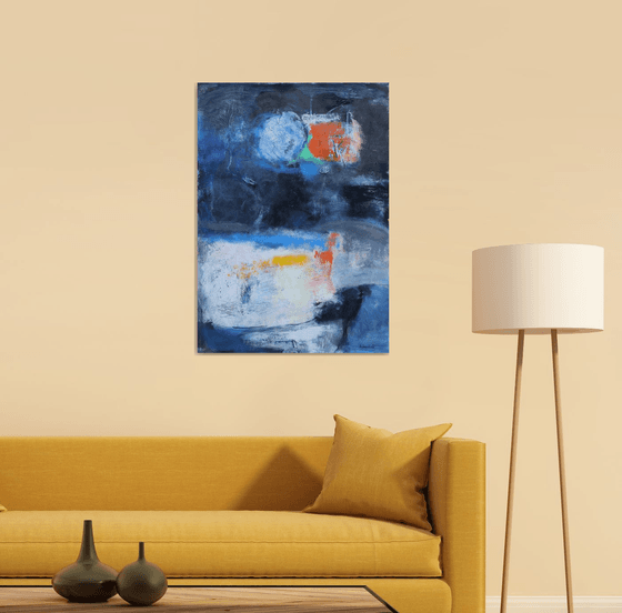 Composition with Yellow Blot