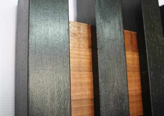 Oak and Walnut Wall Art