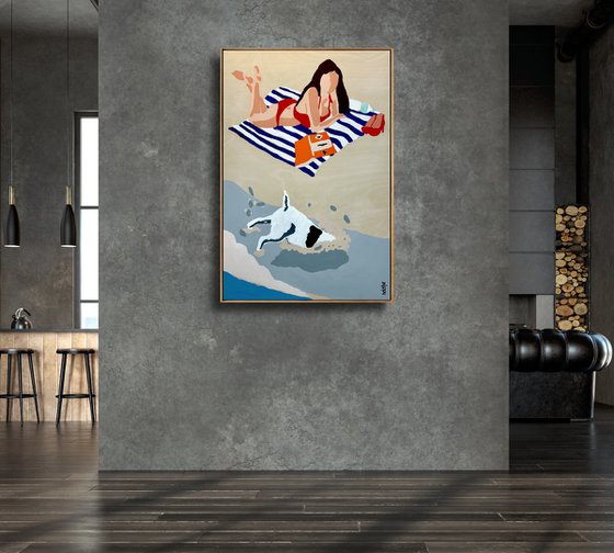 Snapshots of Summer Beach 64cm x 94.5cm