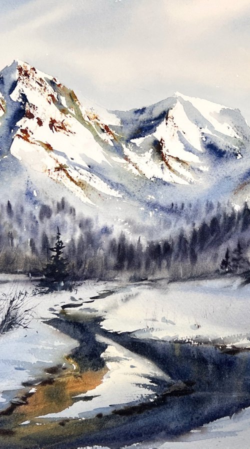 Valley's Winter Dream by Eugenia Gorbacheva