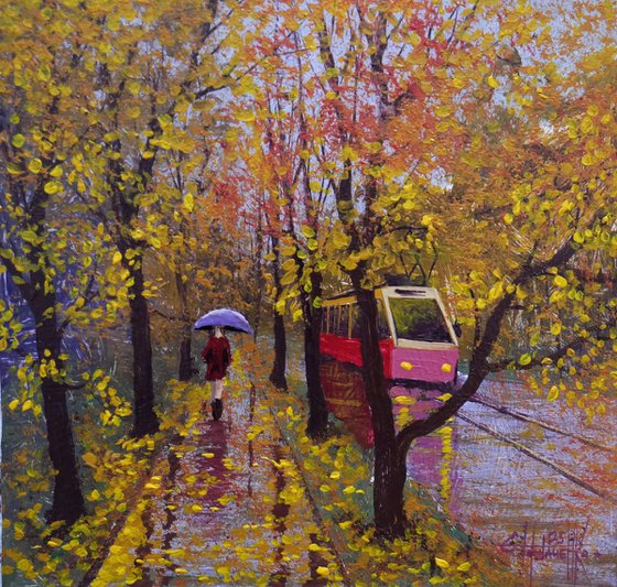 Under the autumn rain