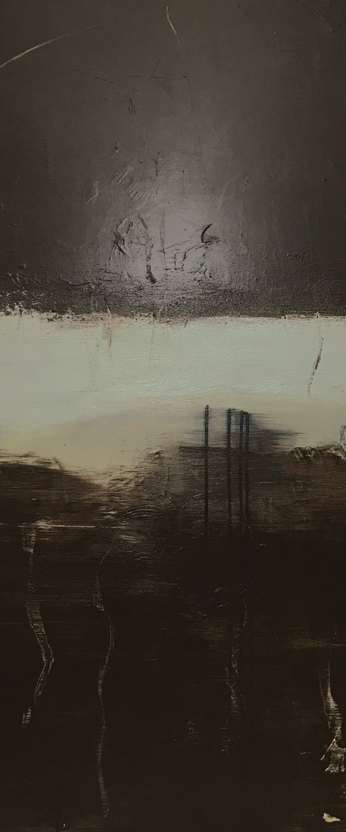 Memory's Breath Minimalist Painting by Kris Haas