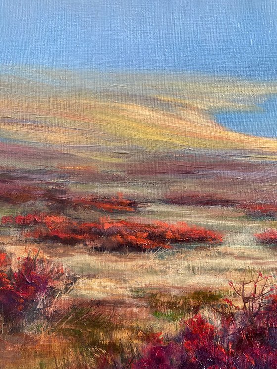 Chuya steppe. Autumn landscape.