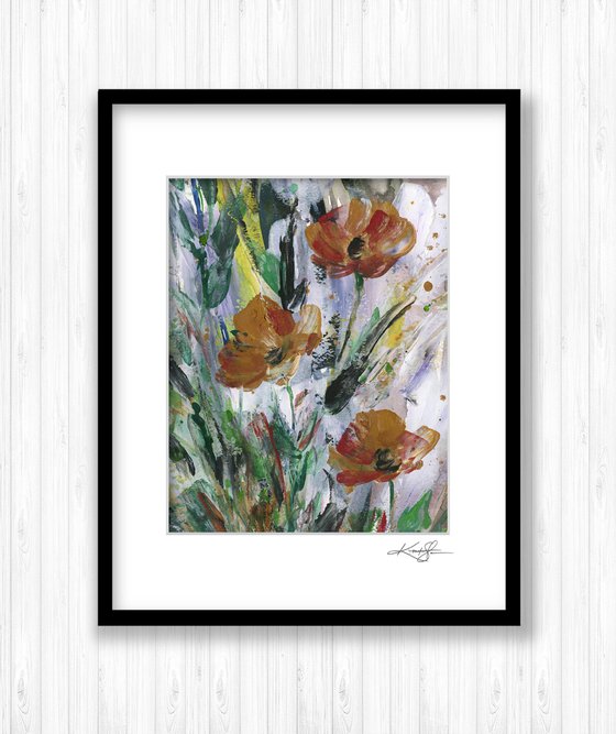 Meadow Floral - Flower Painting by Kathy Morton Stanion