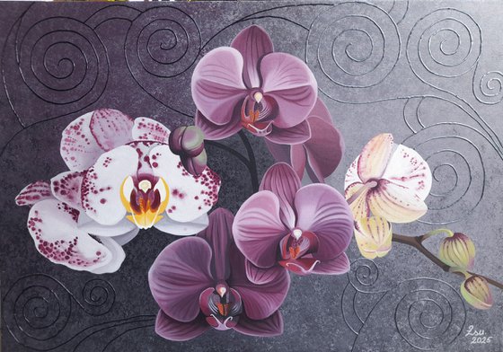Purple Orchids