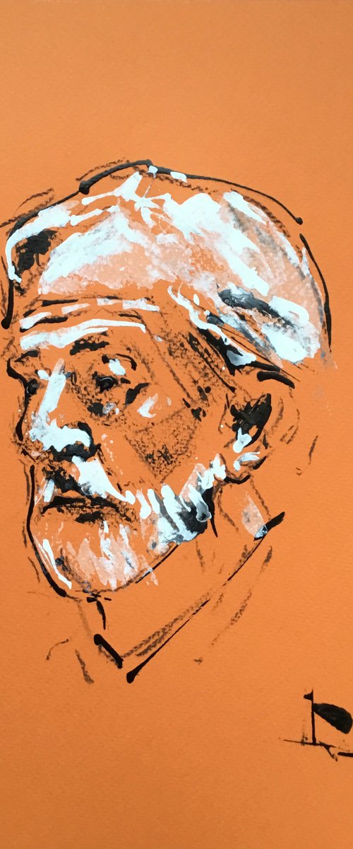 Portrait Of Jordi Savall by Dominique Dève