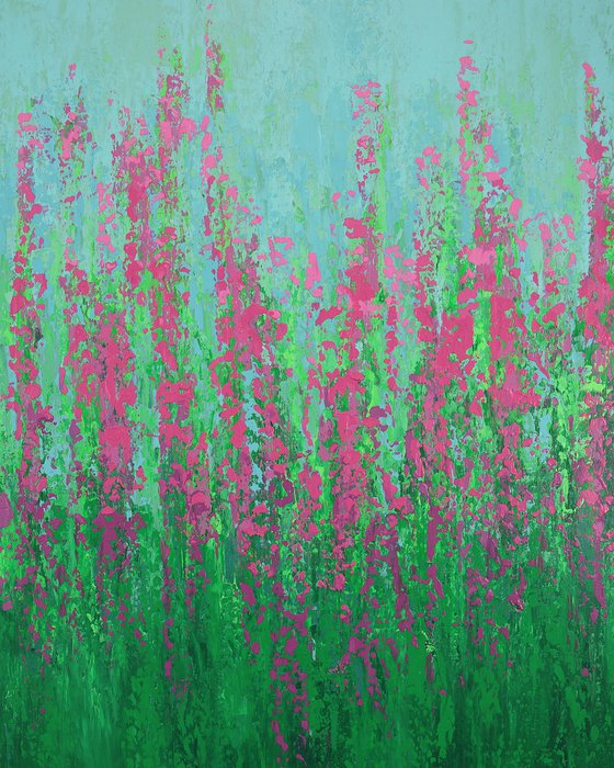 Violet Flowers - Flower Field