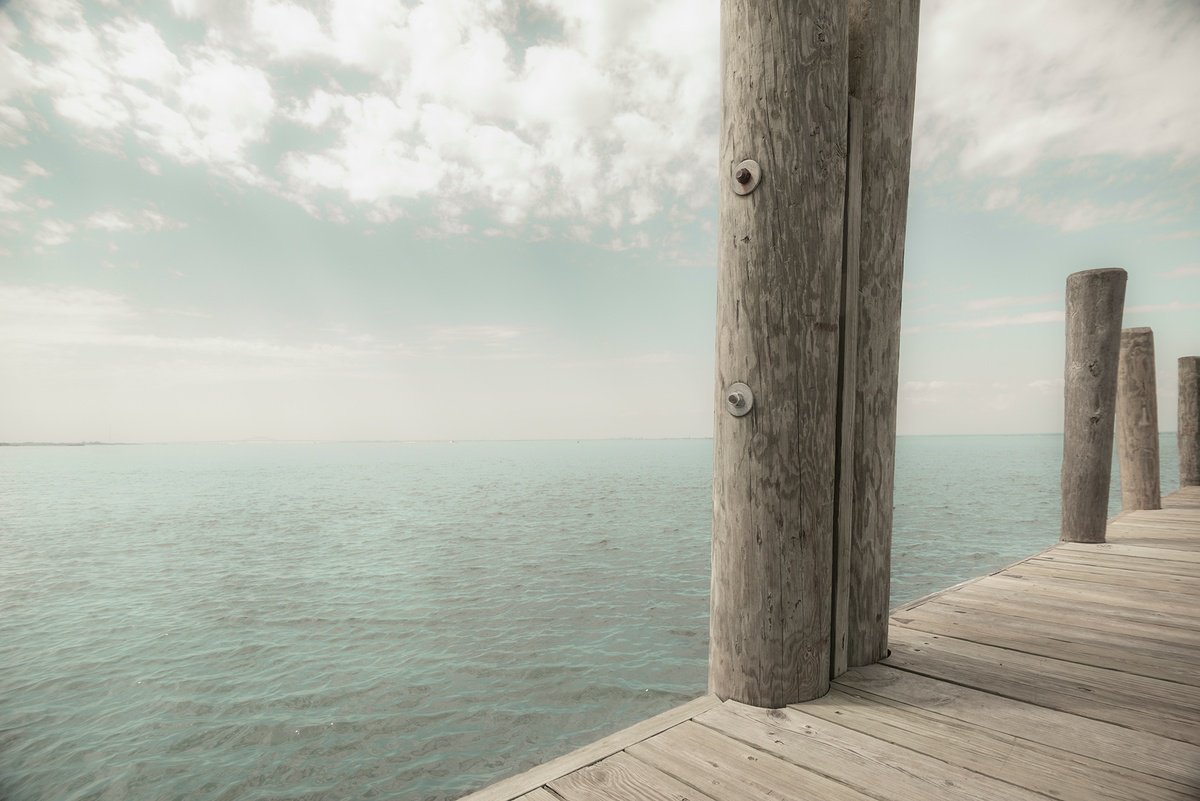 Photorealistic Photograph , The Jetty By Adam Regan, 40 X 27, Artwork For Sale On Artfinder