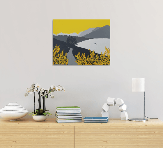Gorse above Crummock Water, The Lake District