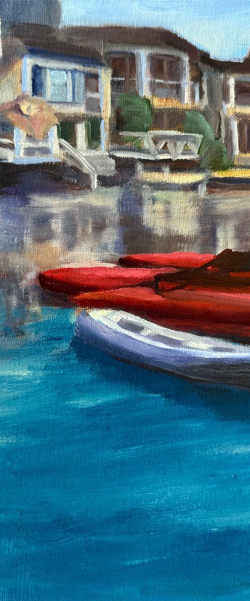 Red Kayak by Grace Diehl