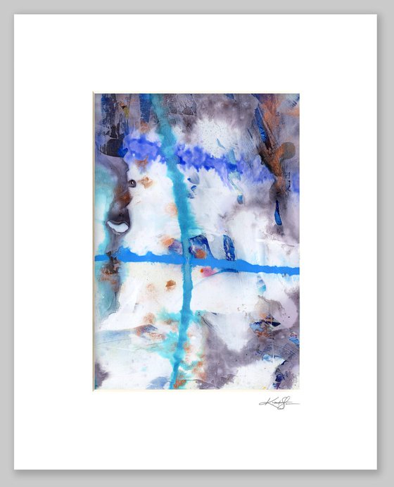 A Divine Dream Collection 3 - 3 Abstract Paintings in mats by Kathy Morton Stanion