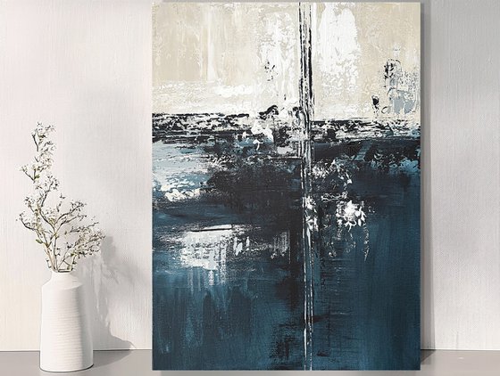 Deep Lineage, grey blue indigo