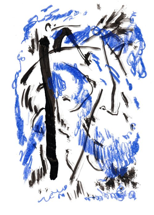 Ink Album (Blue Landscape) by Zakhar Shevchuk