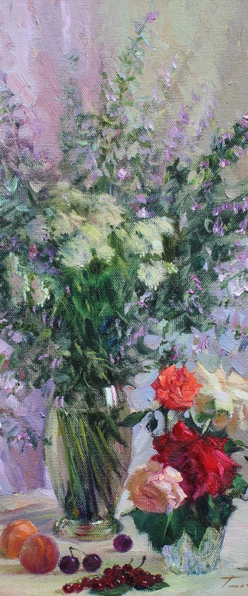 July Still Life by Volodymyr Tarabanov