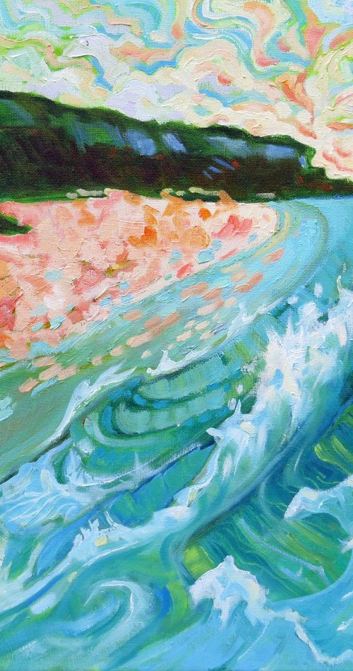 Incoming Tide, Coastal Landscape by Mary Kemp