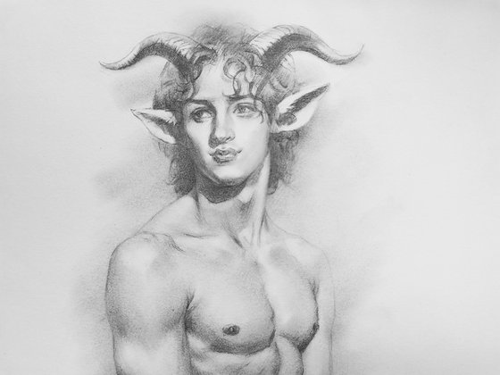 Myth story goat god