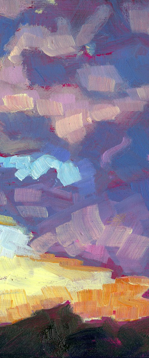 Cloudscape from the Bedroom Window by Mary Kemp