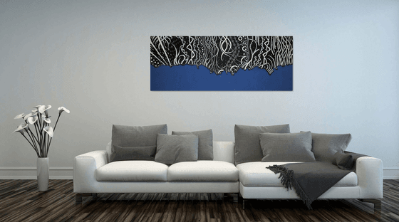 The Diamond sea #2 (218x84 cm)