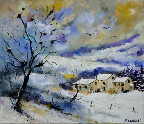 Snowy winter by Pol Henry Ledent