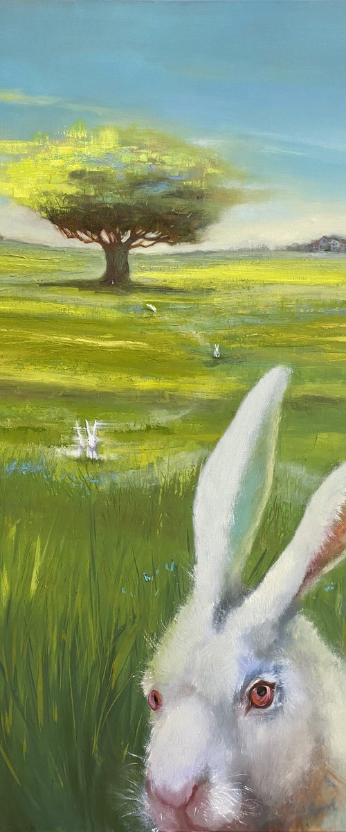 The White Rabbit follows you by Irina Sergeyeva