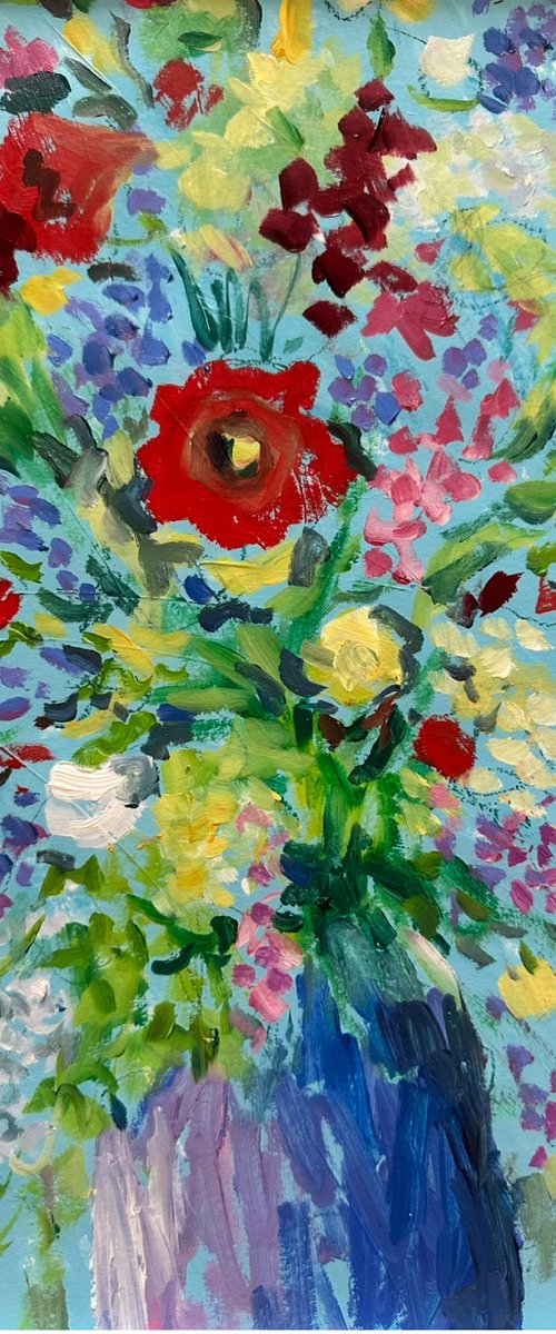 Poppy celebration by Clare Hoath