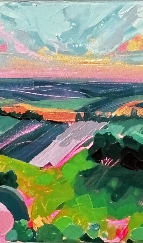 Valley Below 2 by Michael Sutherland