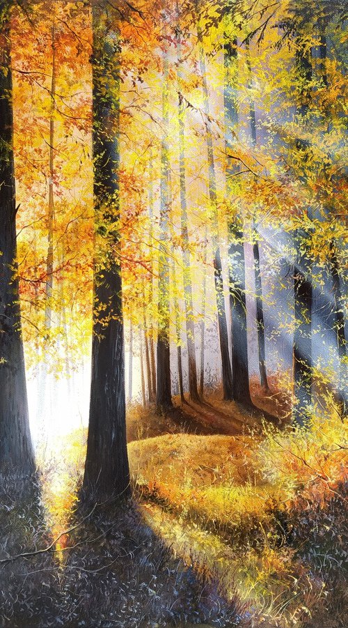 Autumn's Golden Symphony by Sergei Miqaielyan