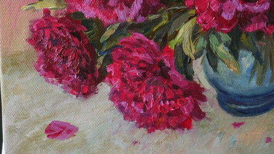 The Bouquet Of Peonies
