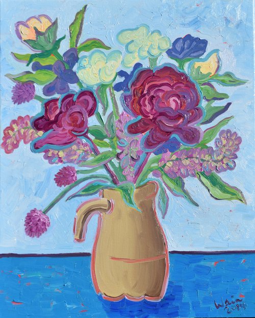 BOUQUET IN A VASE by Kirsty Wain