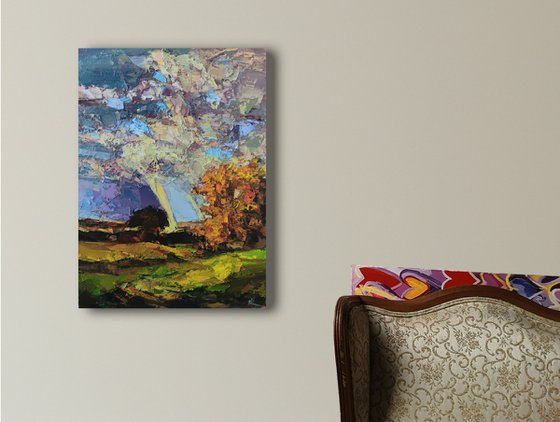 Landscape With Rainbow