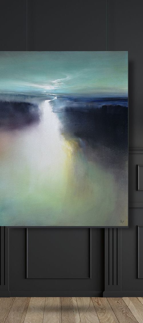 " The River of Life " W100 x H100cm Large canvas....Special Price!!! by Ivan  Grozdanovski