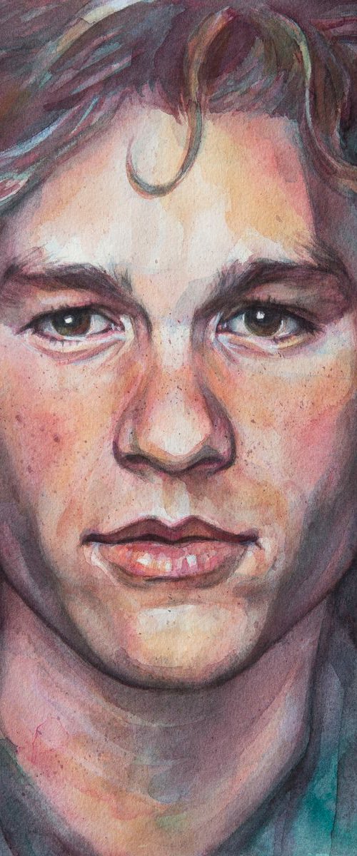 Heath Ledger Portrait by Julia Silverman