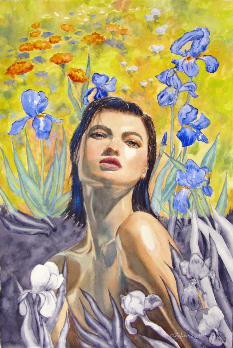 Summer in her dreams by Elena Gaivoronskaia