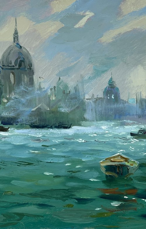 Evening Over the City by Yuriy Suprunchuk