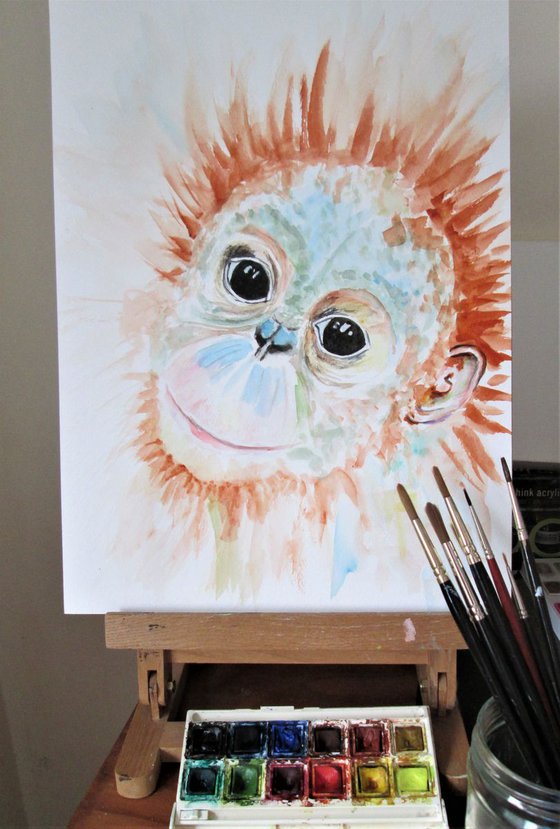 Orangutan Baby Monkey