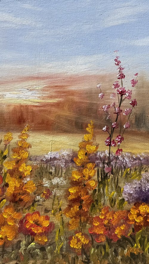 A meadow in bloom by Tanja Frost