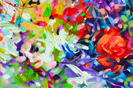 Roses Scattered by the Breeze