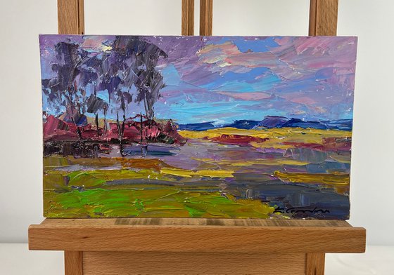 Spring Colorful Day in the Mountains