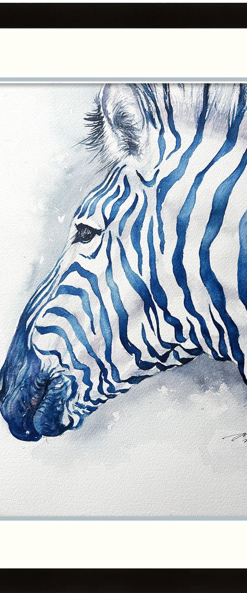 Blue Silence_Zebra by Arti Chauhan