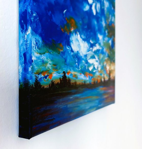 Landscape with a lake