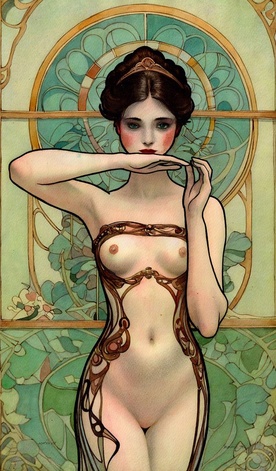 Art Nouveau Girl