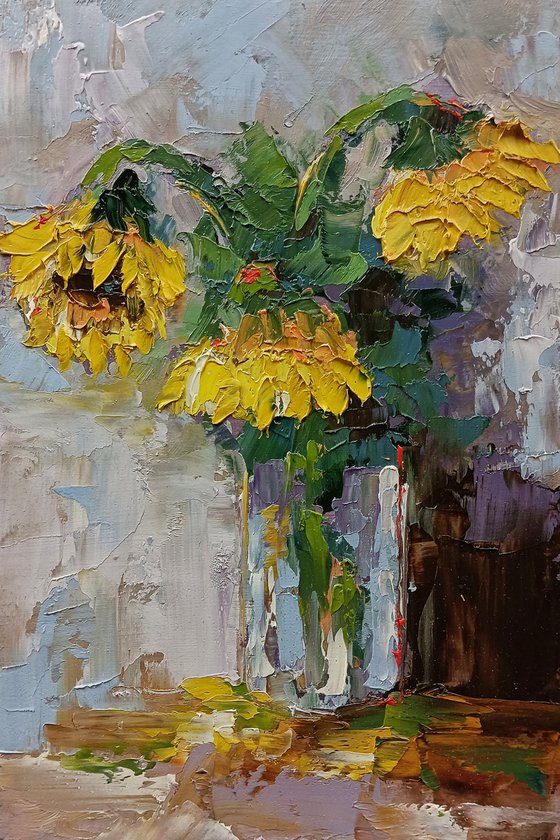 Sunflowers still life